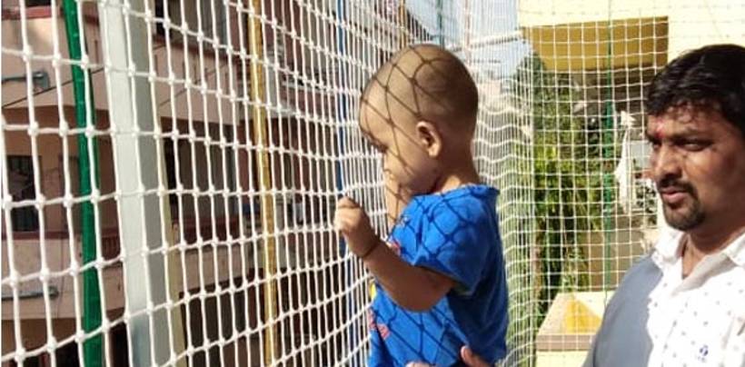 Children Safety Nets for Balconies in Bangalore | Call 9900007643 for Installation
