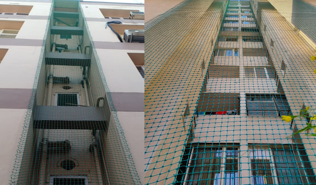 Duct Area Safety Nets In Bangalore | Call 9900007643 Sai Durga Safety Nets